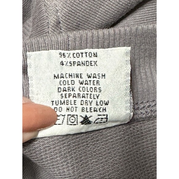 CMC Color Me Cotton Size M Grey One Button Cardigan Jacket Lagenlook Minimalist - Picture 10 of 10